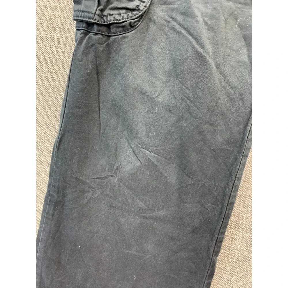 Gap Relaxed Fit‎ Cargo Pants Boys 10 Gray Dark Wash Straight Leg Outdoor Hiking